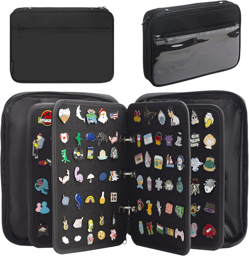 Enamel pin display pages - display,