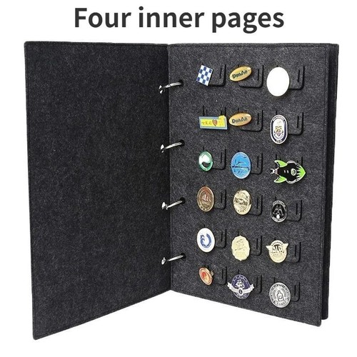 Brooch storage book metal - brooch,
