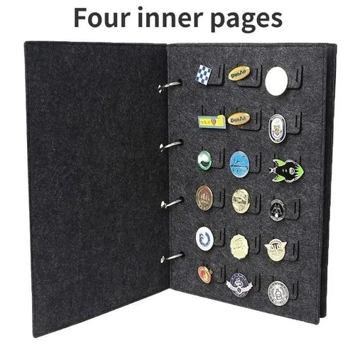 Badge display book felt brooch - badge,