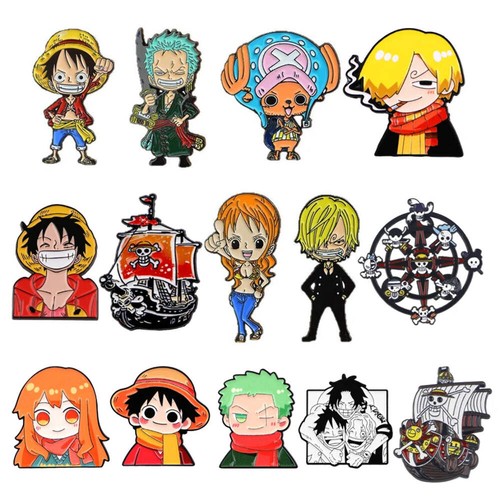 Cute cartoon enamel pins manga - cute,
