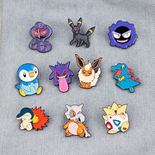 Cartoon pins gengar - pins, enamel