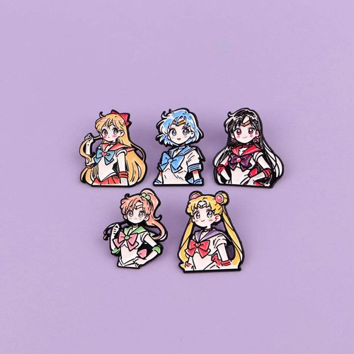 Cute enamel pin manga anime - enamel,