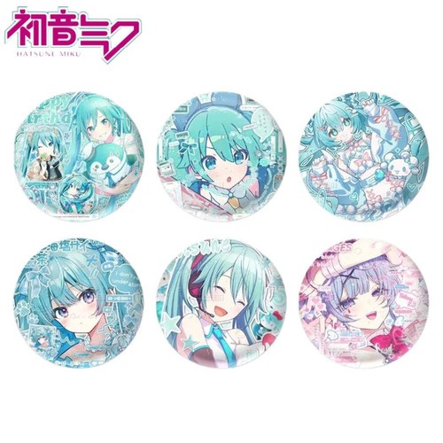 New hatsune miku brooch - new,