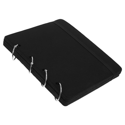 Stylish black felt - pin, storage