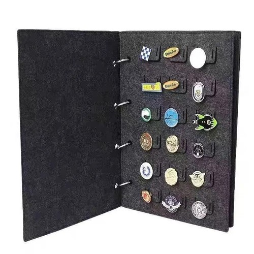 Badge display book felt brooch - badge,