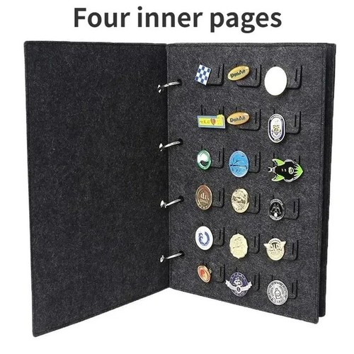 Badge display book felt - felt, brooch
