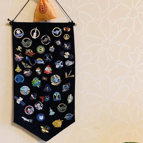Badge storage display - storage, hanging